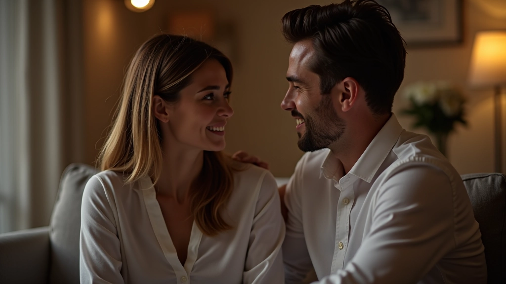 Deux personnes ayant une conversation honnête et vulnérable, expression sincère, moment de compréhension